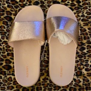 Old navy metallic slides